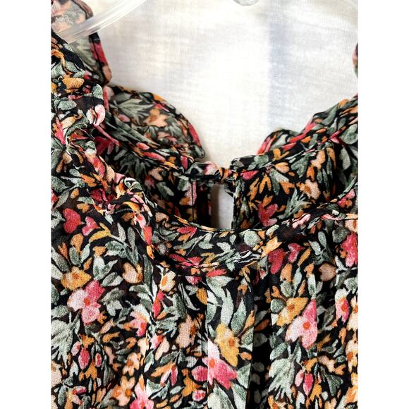 NWT BB Dakota Steve Madden Black Ditsy Dress, size XXL - Picture 3 of 10